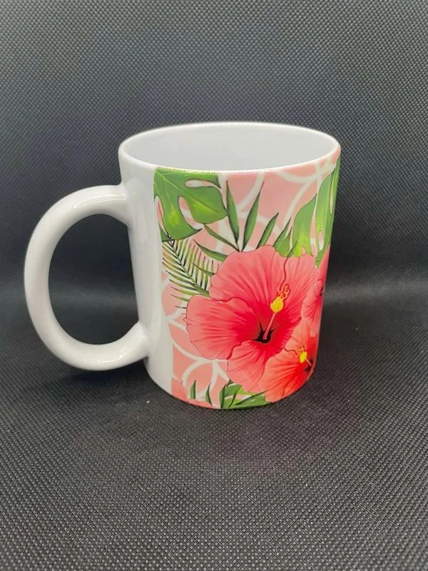 ☕ Mug en Céramique – Tahiti • Tatouage Polynésien • Patutiki 🌺🌊